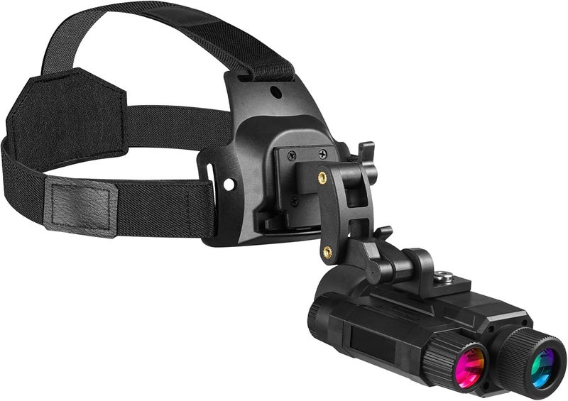 BIBIRE Night Vision Goggles, Head Mounted Night Vision Monocular 8X Digital Infrared NVG with 32GB SD Card for Surveillance Camping Observation - Image 1